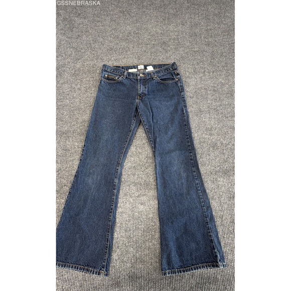 Calvin Klein Denim - Vintage Y2K Calvin‎ Klein Women's Rinse Wash Flare Jeans 100% Cotton Sz 11 x 31